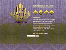 Tablet Screenshot of pinevalleypress.com